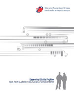 Essentials Skills Profile for Bus Operator Training Instructor